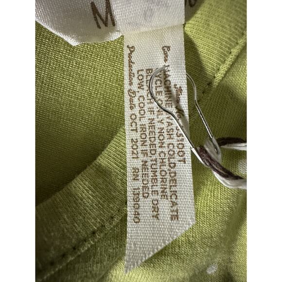 NWT Matilda Jane Enchanted Garden Lime Green Fluttery Fun Dot Print Tee Knit 6 - Picture 7 of 8